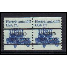 1906a 17c Electric Auto Very Fine MNH Dry Gum Pair AA1094