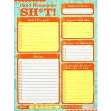 Can't Remember Shit Note Pad (To Do List) - Various Authors
