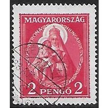 Mi 485: 2 P. carmine Definitive Stamp: Madonna, wmk. IX A2