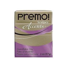 Premo Clay Yellow Gold Glitter