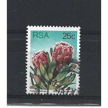 SouthAfrica.SG426c 25c Protea Grandiceps.Fine Used.Sep25c