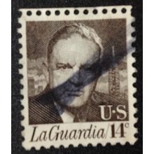 US Stamp #1397 used: 1972 14c LaGuardia [3]