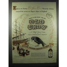 1947 Old Crow Bourbon Ad - Early in its History