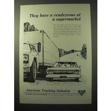 1964 American Trucking Industry Ad - A Rendezvous