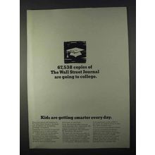 1966 Wall Street Journal Ad - Going To College