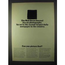1966 Wall Street Journal Ad - Has No Photographs