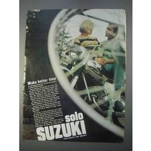 1966 Suzuki Motorcycle Ad - Make Better Time