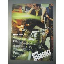 1966 Suzuki Motorcycle Ad - Quick Pick-Up