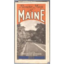 ME Maine Road Map Route Map of Maine map_box1~6
