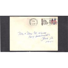 Cover 1509 10c Crossed Flags CV02800