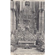 Amiens La Cathedrale La Maitre Autel Et La Gloire Religious Postcard
