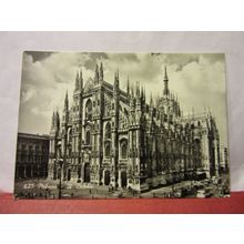 CATHEDRAL, MILANO , ITALY used postcard, RP 1955 pm /