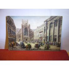 PUMP ROOM & ABBEY CHURCHYARD, 1825 , BATH. SOMERSET. unused antique postcard #