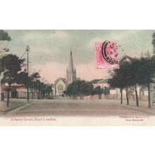 Albany Street East London South African Old Postcard