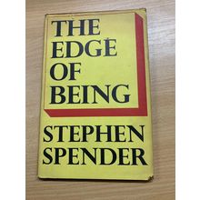 1949 1ST EDITION STEPHEN SPENDER "THE EDGE OF BEING" POETRY HARDBACK BOOK (P3)