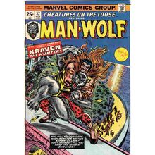 CREATURES ON THE LOOSE ' MAN-WOLF ' # 32 KRAVEN (1974)