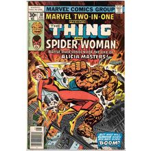 MARVEL TWO - IN - ONE # 30 THE THING and SPIDER-WOMAN (1977)