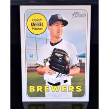 COREY KNEBEL 2018 TOPPS HERITAGE BASEBALL CARD #313