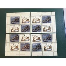 ICOLLECTZONE Canada 748-749 Match Set of Plate Blocks VF NH