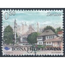 Cities, Zenica: 0.50m - Bosnia Herzegovina 2000 - FH - MiNr 203