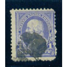 Used 247 1c Benjamin Franklin Average M02711