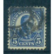 Used 557 5c Theodore Roosevelt Fine A15584