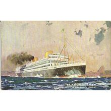 Royal Mail SP Co. SS ASTURIAS Tuck Oilette Postcard (3592)