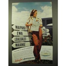 1940 Matson Cruise Ad - Crossroads of Content Hawaii
