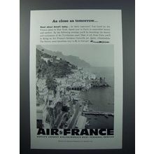 1959 Air France Ad - As Close as Tomorrow