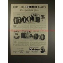 1959 Aires V & IIIC Camera Ad - Expandable, Spendable!