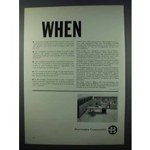 1962 Burroughs B 5000 Computer System Ad - When