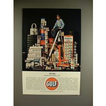 1963 Gulf Gas Ad - All This and Great Gas too?