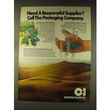 1976 Owens-Illinois Company Ad - Resourceful Supplier