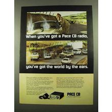 1976 Pace CB 144 CB Radio Ad - World by the Ears