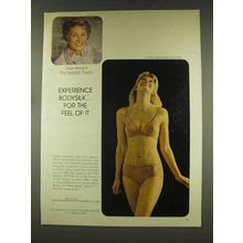 1977 Olga Bodysilk Underwear Ad - For the Feel of It