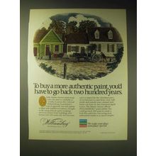 1989 Martin Senour Williamsburg Paint Ad - To buy a more authentic paint