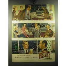 1949 Schlitz Beer Advertisement - I was curious