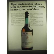 1967 Harveys Bristol Cream Sherry Ad - If you need an excuse to buy a bottle