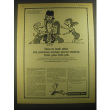1967 Westminster Bank Ad - How to look after the precious money you're making