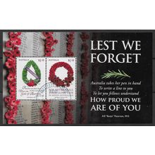AUS 2021 'LEST WE FORGET' M/S FINE USED EBID76-102bXL)