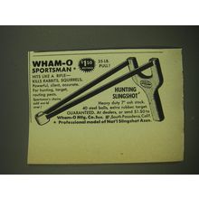 1952 Wham-O Sportsman Slingshot Advertisement
