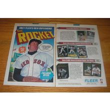 1992 Fleer 92 Baseball Cards Ad - Meet Fleer's New Superhero! The Rocket