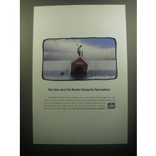1996 The Weather Channel Ad - check The Weather Channel for flood updates