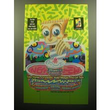 1996 Dannon Sprinkl'ins Yogurt Advertisement - Color change Crystals add magic