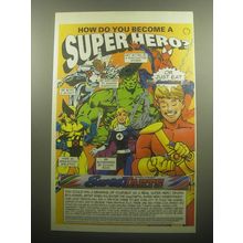 1994 SweetTarts Candy Advertisement - Marvel Superheros - How do you become