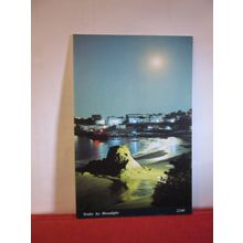 BY MOONLIGHT, TENBY, PEMBROKESHIRE unused postcard by Archway =