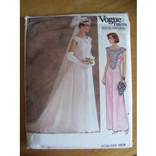 Vintage Vogue Bridal Original sewing pattern 1518. Uncut and F/F