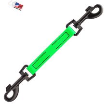 Dog Pet Prong Collar Safety Backup Clip W 3/4" x L 10.5" Tropical Green