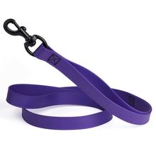 Dog Pet Waterproof Multi-Handle Leash Violet Purple W 3/4" - L 4'