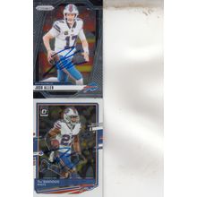 JOSH ALLEN & TRE'DAVIOUS AUTORAPH 2020 BUFFALO BILLS ALL-PRO PLAYERS ON OFFENSE